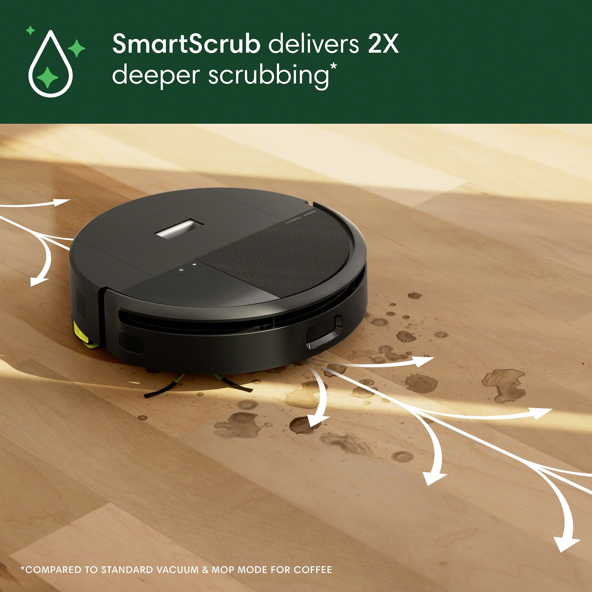 iRobot Roomba 205 DustCompactor Combo Robot Vac & Mop - Compacts Dirt Inside, No Emptying for 60 Days, Space Saving, No Dock, No Bags, Intense Power-Lifting Suction, LiDAR Navigation, Multi-Surface 🍁 All In One Marketplace Canada