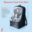 J.L. Childress Padded Backpack Car Seat Bag - Travel Bag for Airplane, Fits Most Baby & Infant Car Seats, Boosters, & Carriers, Airport Accessories for Gate Check or Baggage Check - Ultimate, Black 🍁 All In One Marketplace Canada