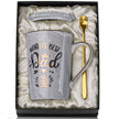 Fathers Day Gifts Presents for Dad - Dad Birthday Gift from Daughter, Son - World' s Best Dad Mug - Christmas Gift for Dad, New Dad, Husband - 14oz Grey Ceramic Coffee Mug, Greeting Card, Gift Box 🍁 All In One Marketplace Canada