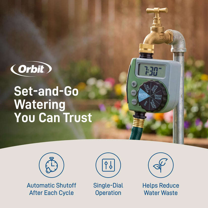 Orbit 62056 One Outlet Single-Dial Hose Faucet Timer 🍁 All In One Marketplace Canada
