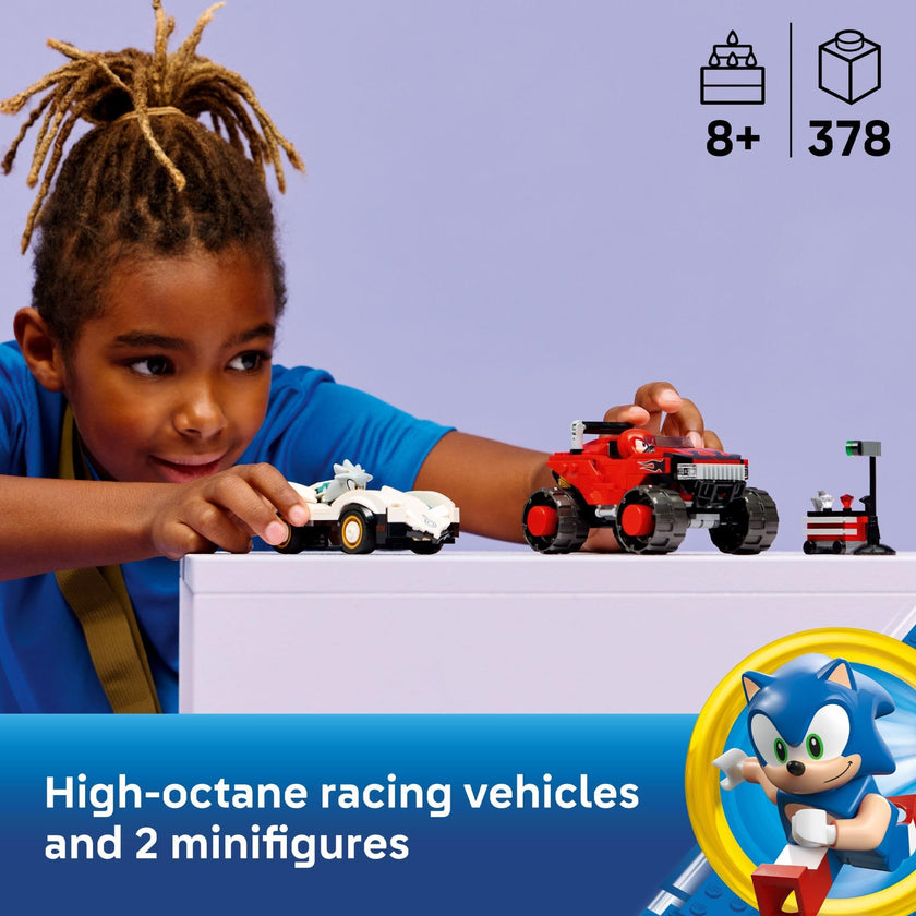 LEGO Sonic The Hedgehog Silver’s Car vs. Knuckles’ Monster Truck Building Toy for Boys & Girls - Racing Playset W/Silver & Knuckles Minifigures for Kids, Ages 8+ - Gift Idea for Birthdays - 77118 🍁 All In One Marketplace Canada