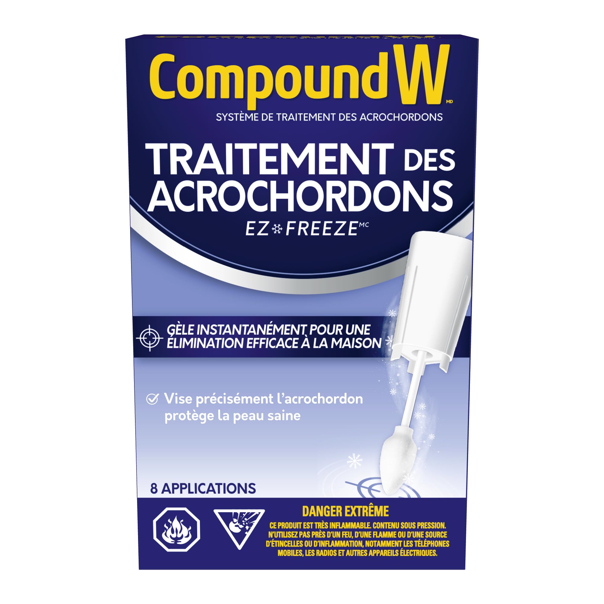 Compound W Skin Tag Remover System - At Home Skin Tag Removal Kit, 8 Freeze Applications 🍁 All In One Marketplace Canada