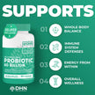 Probiotics Women & Men - 60 Billion CFU Probiotic + Prebiotics | Delayed Release Capsules Survive Stomach Acid for Max Potency | Digestive & Immune Support | Bloating & Gas Relief | Shelf Stable Lactobacillus Strains | Canadian Made, 3rd Party Tested