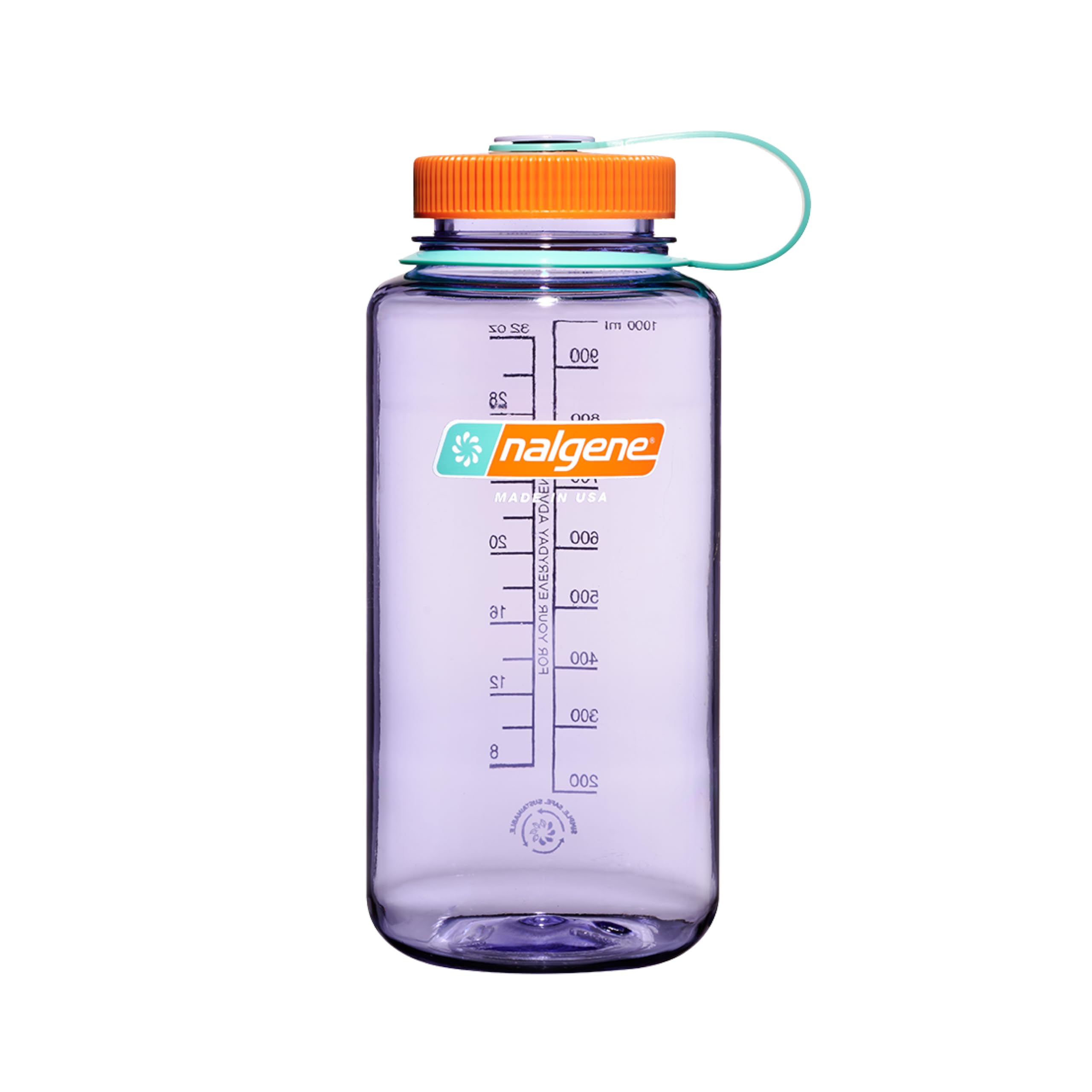 Nalgene 32 oz Wide Mouth Water Bottle BPA-Free, Durable & Leak Proof, Lightweight Bottle for Hiking & Gym, Work & Travel, Amethyst 🍁 All In One Marketplace Canada