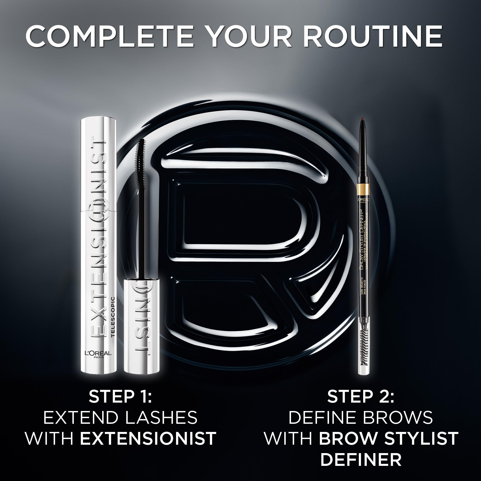 L’Oréal Paris Extensionist Mascara, Lengthening Mascara, Extension-like Length & Volume, For Sensitive Eyes, Clump-Free, Blackest Black WSH, 9.9 mL 🍁 All In One Marketplace Canada