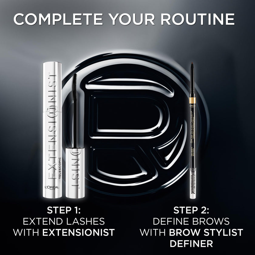 L’Oréal Paris Extensionist Mascara, Lengthening Mascara, Extension-like Length & Volume, For Sensitive Eyes, Clump-Free, Blackest Black WSH, 9.9 mL 🍁 All In One Marketplace Canada