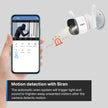TP-Link Tapo 2K HD Security Camera Outdoor Wired, Built-in Siren, Night Vision, IP66 Weatherproof, Motion/Person Detection, Works w/Alexa & Google Home, Cloud/SD Card Storage, 2-Way Audio,White 🍁 All In One Marketplace Canada