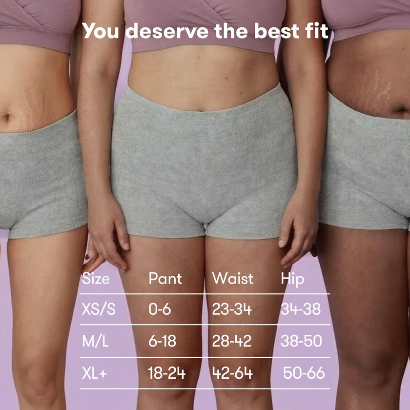 Frida mom Disposable Postpartum Underwear (Without pad) | Super Soft, Stretchy, Breathable, Wicking, Latex-Free, Boyshort Cut | 8-Count 🍁 All In One Marketplace Canada