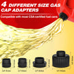 2026 Upgraded Electric Fuel Transfer Pump with Auto-Stop, 3.2 Gallon per Min, USB & Battery Powered, 51