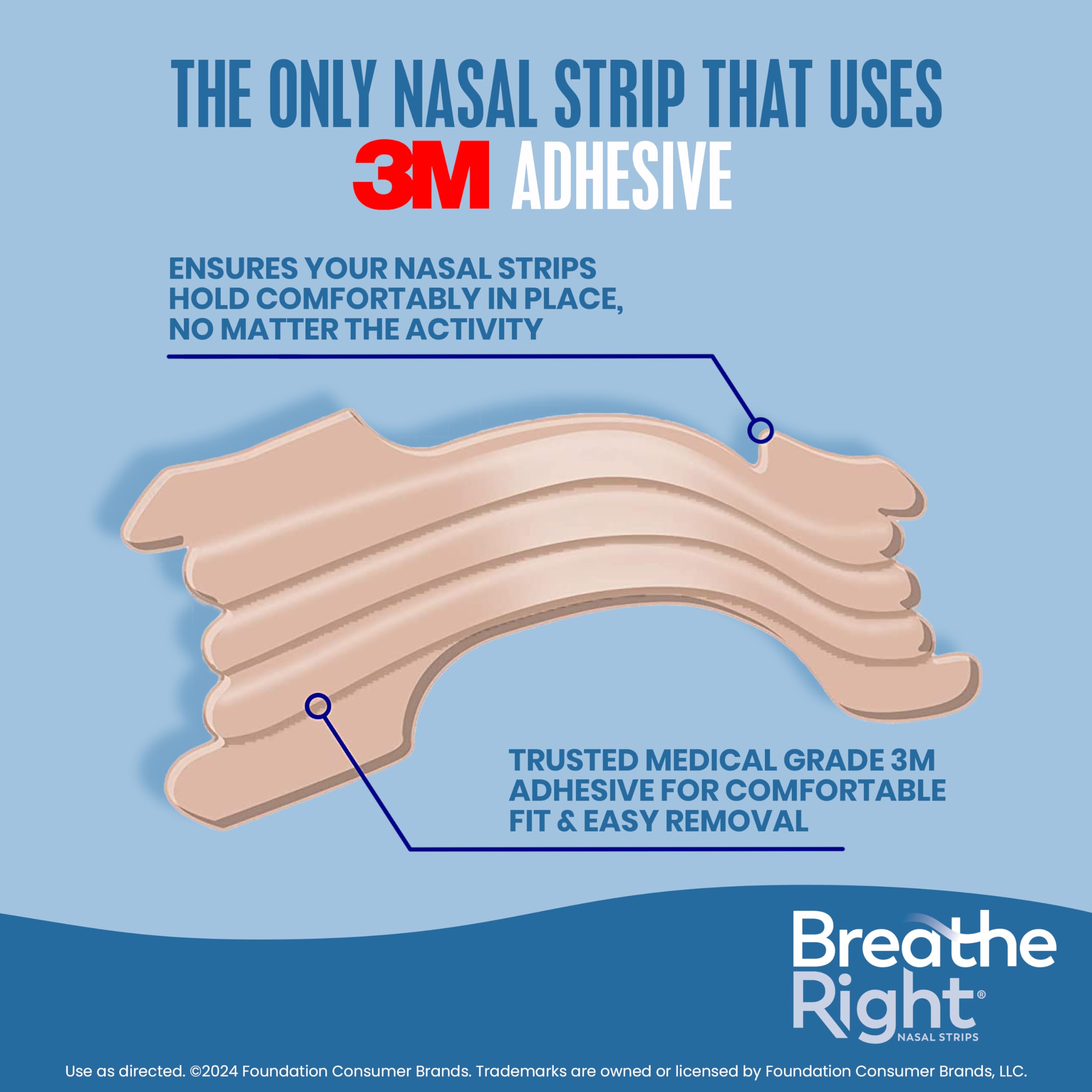 Breathe Right Nasal Strips, Extra Strength, Tan, Drug-Free Snoring Solution & Nasal Congestion Relief Caused by Colds & Allergies, Nightly Sleep, 26 Count 🍁 All In One Marketplace Canada