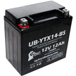 YTX14-BS Battery - Motorcycle Battery, ATV Battery 12V 12AH, UTV, 4 Wheeler, Snowmobile, Powersports Batteries - Compatible with Honda Rancher 350, Buell Blast, Yamaha - Sealed Lead Acid 12 Volt AGM 🍁 All In One Marketplace Canada