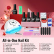 36 PCS Gel Nail Polish Kit with U V Light include 32 Colors Gel Polish Nail Soak Off Base No Wipe Top and Matte Top Coat Nail Polish Set Manicure Tools Lamp Gifts for Women 🍁 All In One Marketplace Canada