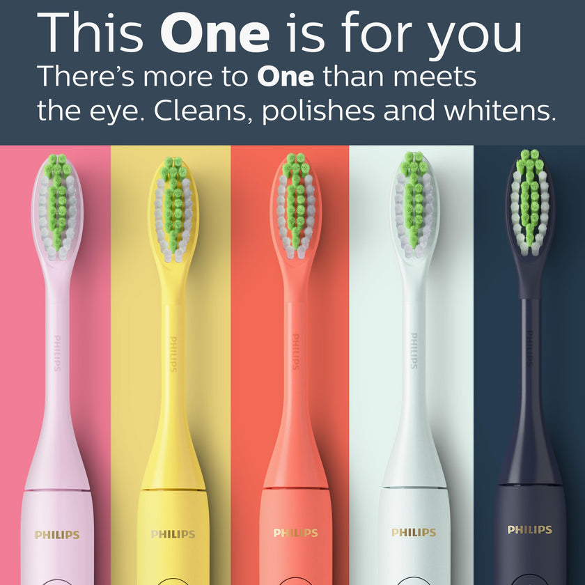 Philips One by Sonicare Battery Electric Toothbrush, Pink, HY1100/06 🍁 All In One Marketplace Canada