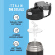 THERMOS FUNTAINER Water Bottle with Straw, 14oz, Black 🍁 All In One Marketplace Canada