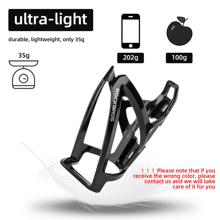 ROCKBROS Bike Water Bottle Holder Ultra-Light Bicycle Bottle Cages with Screws Tool, Universal Bike Cup Holder for Road MTB Mountain Bikes Cycling Accessories（2 Pack） 🍁 All In One Marketplace Canada