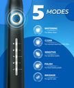 TEETHEORY Sonic Electric Toothbrushes for Adults and Kids, 8 Brush Heads Electric Toothbrush with 40000 VPM Deep Clean 5 Modes, Rechargeable Fast Charge 4 Hours Last 30 Days(Black) 🍁 All In One Marketplace Canada