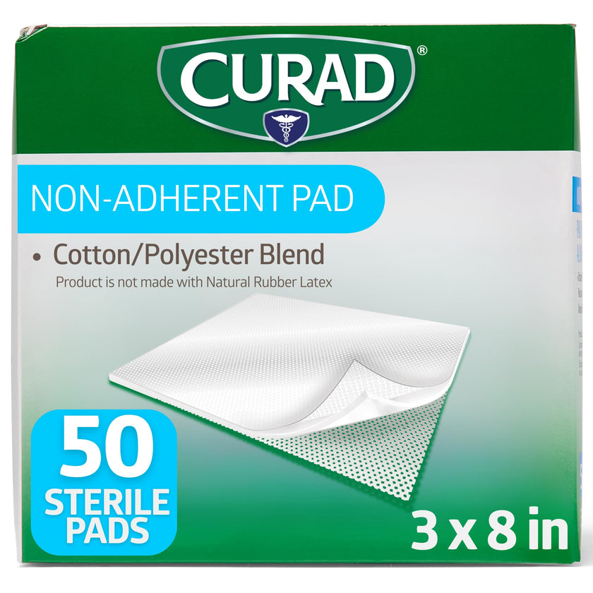 CURAD Sterile Non-Adherent Pad, 3x8 (Pack of 50) 🍁 All In One Marketplace Canada