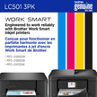 Brother Genuine LC5013PKS Standard Yield Cyan, Magenta, Yellow Ink Cartridges for Brother Printer MFC-J1260DW, MFC-J1360DW, MFC-J1410DW 🍁 All In One Marketplace Canada