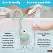 Yookidoo - Elephant Baby Bath Shower Head - Compact & Portable Baby Shower and Toy - Suitable for Newborns, Infants, and Toddlers - from Birth - Teal - 40212 🍁 All In One Marketplace Canada