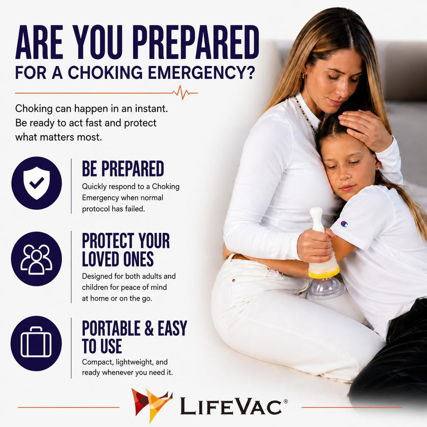 LifeVac Travel Kit (Canadian Version) - Choking Rescue Device, Portable Suction Rescue Device First Aid Kit for Kids and Adults, Portable Airway Suction Device | Anti Choking Device for Children and Adults 🍁 All In One Marketplace Canada