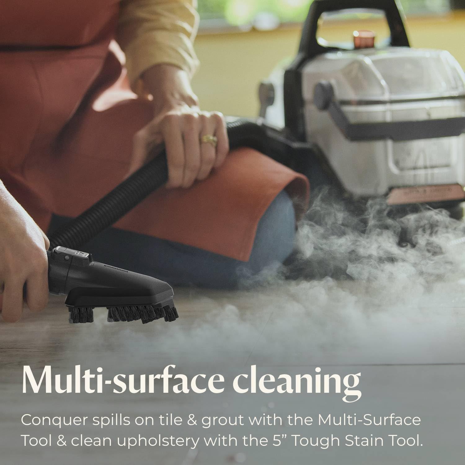 BISSELL Little Green HydroSteam Portable Carpet and Upholstery Cleaner, Car Auto Detailer, 3 Cleaning Modes, Steam plus OXY Removes Oily Stains, Fast 3025-Min Dry Time, Dual Tank 64oz, 3618B 🍁 All In One Marketplace Canada