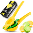 Zulay Kitchen 2 in 1 Lemon Lime Squeezer - Handheld Easy to Use Citrus Juicer - Easy to Clean Manual Orange & Lemon Squeezer - Citrus Juicer for Extracting All the Juice - Manual Press 🍁 All In One Marketplace Canada