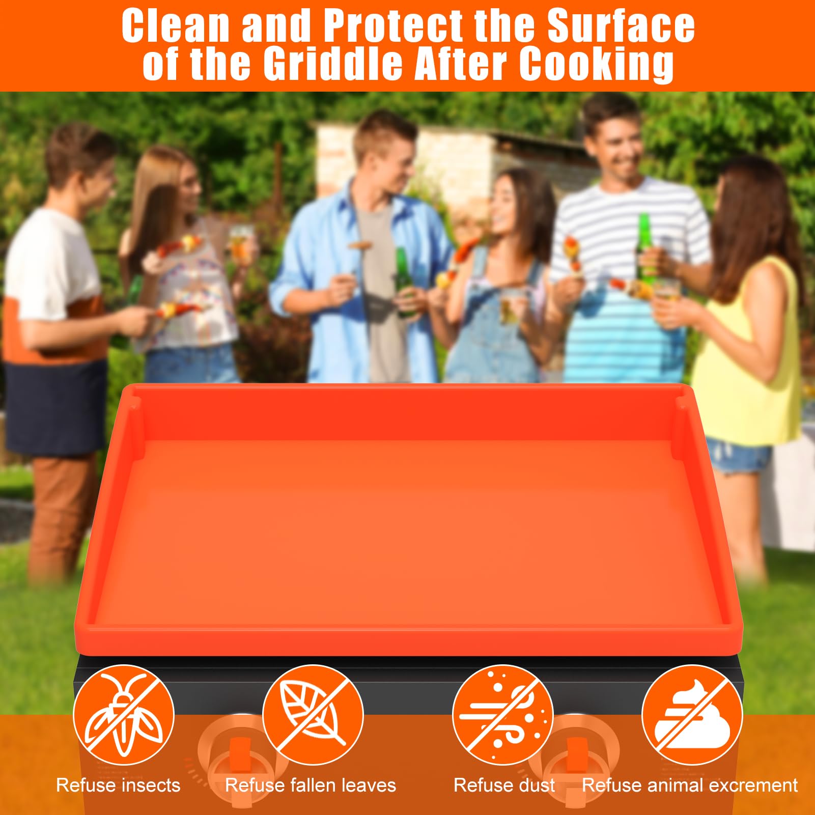 Silicone Griddle Mat Cover for Blackstone - 22 Inch True All-Encompassing Coverage Heavy Duty Food Grade Grill Buddy Mat, All Season Cooking Surface Protective Cover 🍁 All In One Marketplace Canada