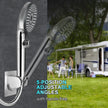 RV Shower Head with Hose, High Pressure 5 Mode Shower Head Replacement, Shower Head for RV/Campers, Travel Trailer, Motorhome for Water Saving, Handheld Shower Head Holder and Hose, On Off Switch 🍁 All In One Marketplace Canada