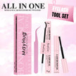 Mayhug Lash Cluster Glue Waterproof Lash Bond and Seal Kit with Lash Glue Remover and Tweezers Long-Lasting For DIY Eyelash Extension At Home Use Beginners Friendly Kit 4-in-1 🍁 All In One Marketplace Canada