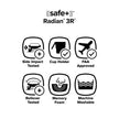 Diono Radian 3R, All-in-One Convertible Car Seat, Rear and Forward Facing, 10 Years 1 Car Seat, Slim Fit 3 Across, Blue Surge 🍁 All In One Marketplace Canada