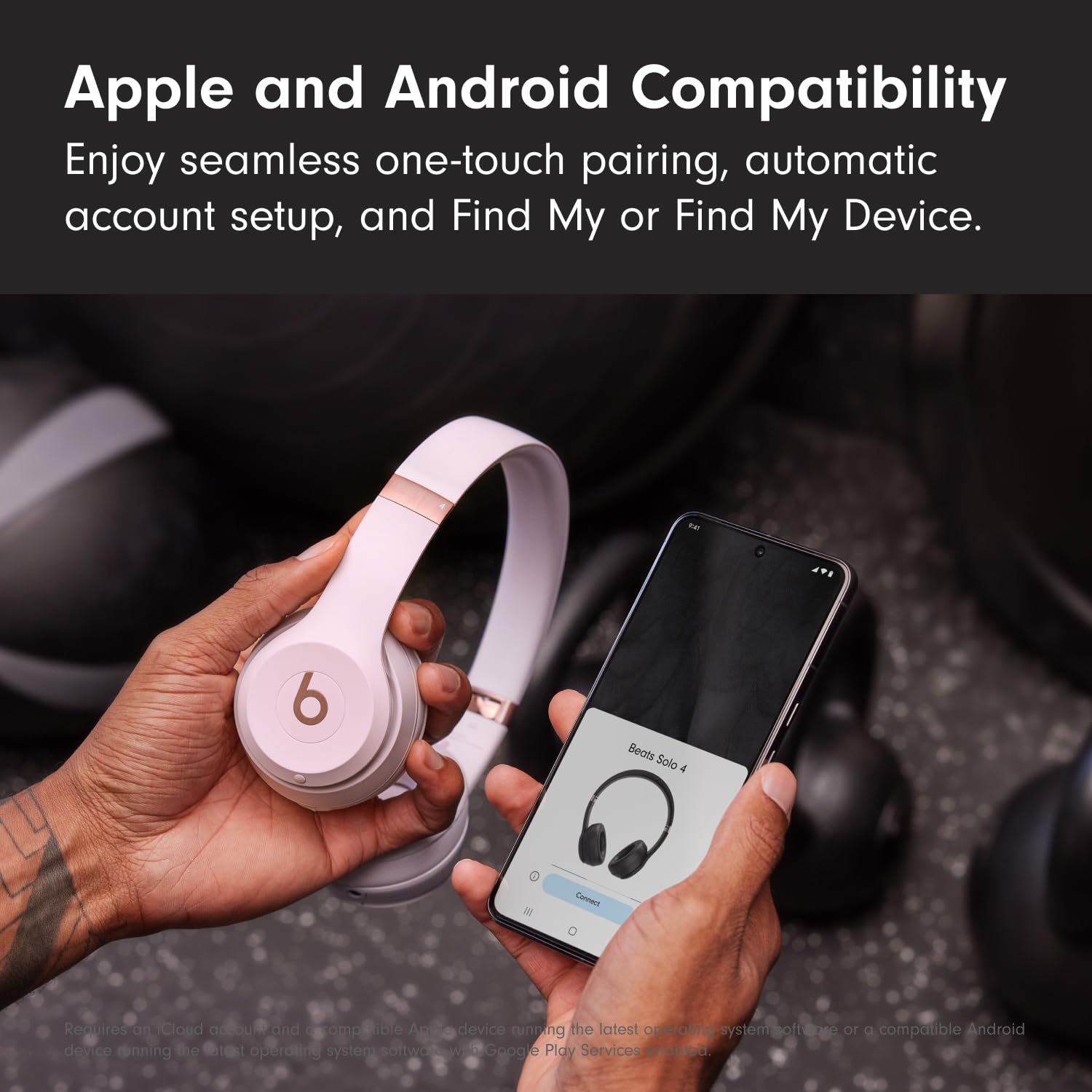 Beats Solo 4 - Wireless Bluetooth On-Ear Headphones, Apple & Android Compatible, Up to 50 Hours of Battery Life - Cloud Pink 🍁 All In One Marketplace Canada