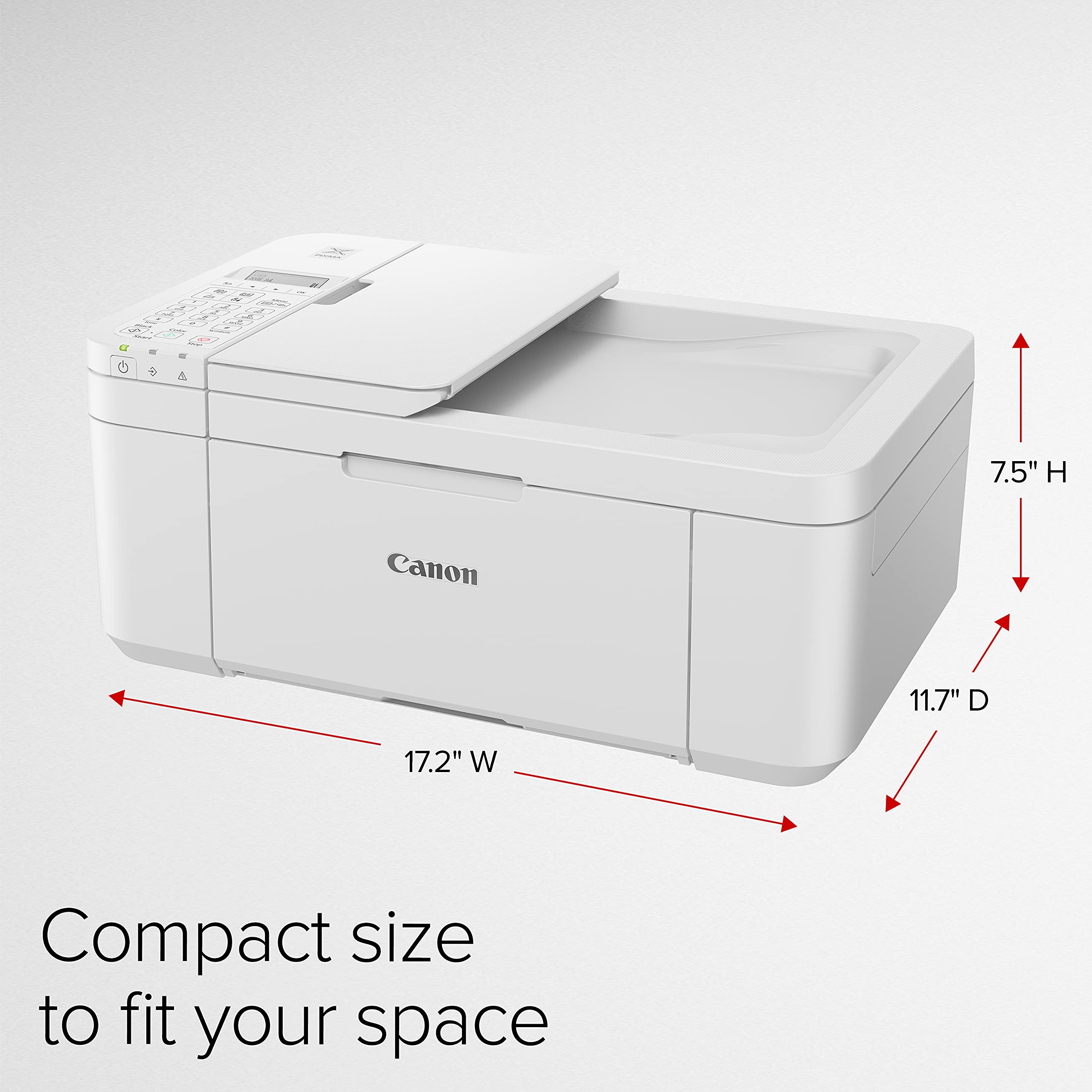 Canon PIXMA TR4720 All-in-One Wireless Printer Home use, with Auto Document Feeder, Mobile Printing and Built-in Fax, White 🍁 All In One Marketplace Canada