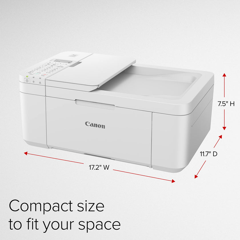 Canon PIXMA TR4720 All-in-One Wireless Printer Home use, with Auto Document Feeder, Mobile Printing and Built-in Fax, White 🍁 All In One Marketplace Canada