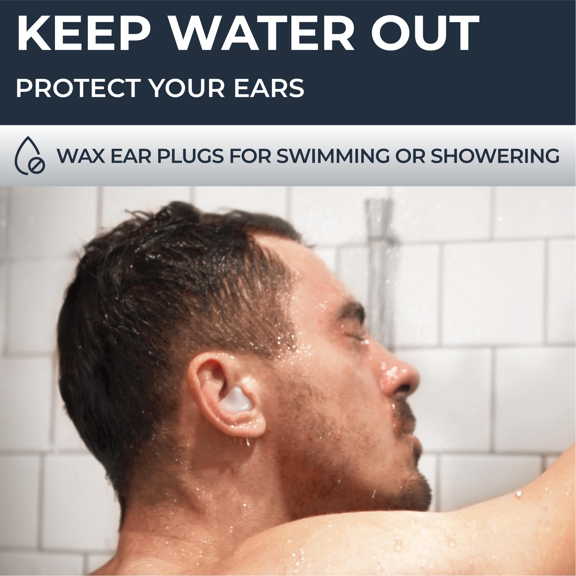 PQ Wax Ear Plugs for Sleep - 15 Silicone Wax Earplugs for Sleeping and Swimming, Gel Ear Plugs for Noise Cancelling & Ear Protection, Sleeping Earplugs with Sound Blocking Level of 32 Db (15 Pillows) 🍁 All In One Marketplace Canada
