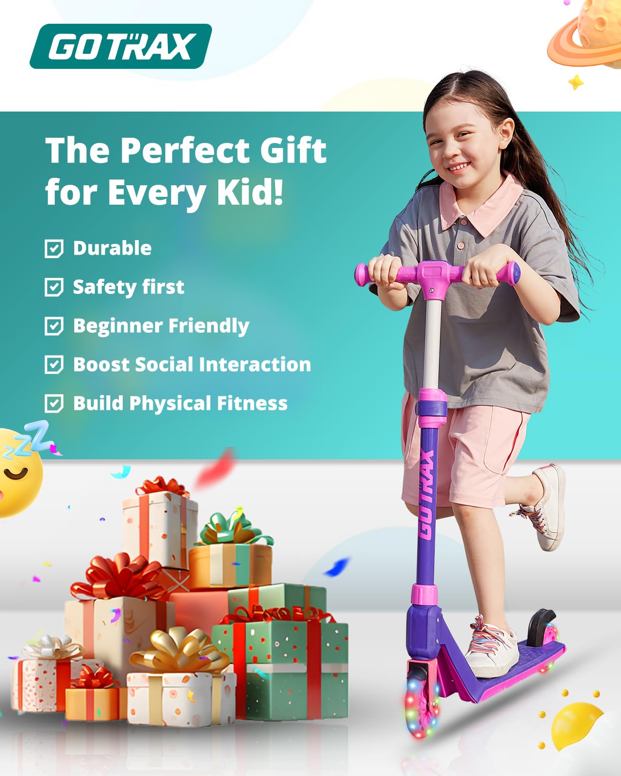 Gotrax K03 Kick Scooter for Kids, 5