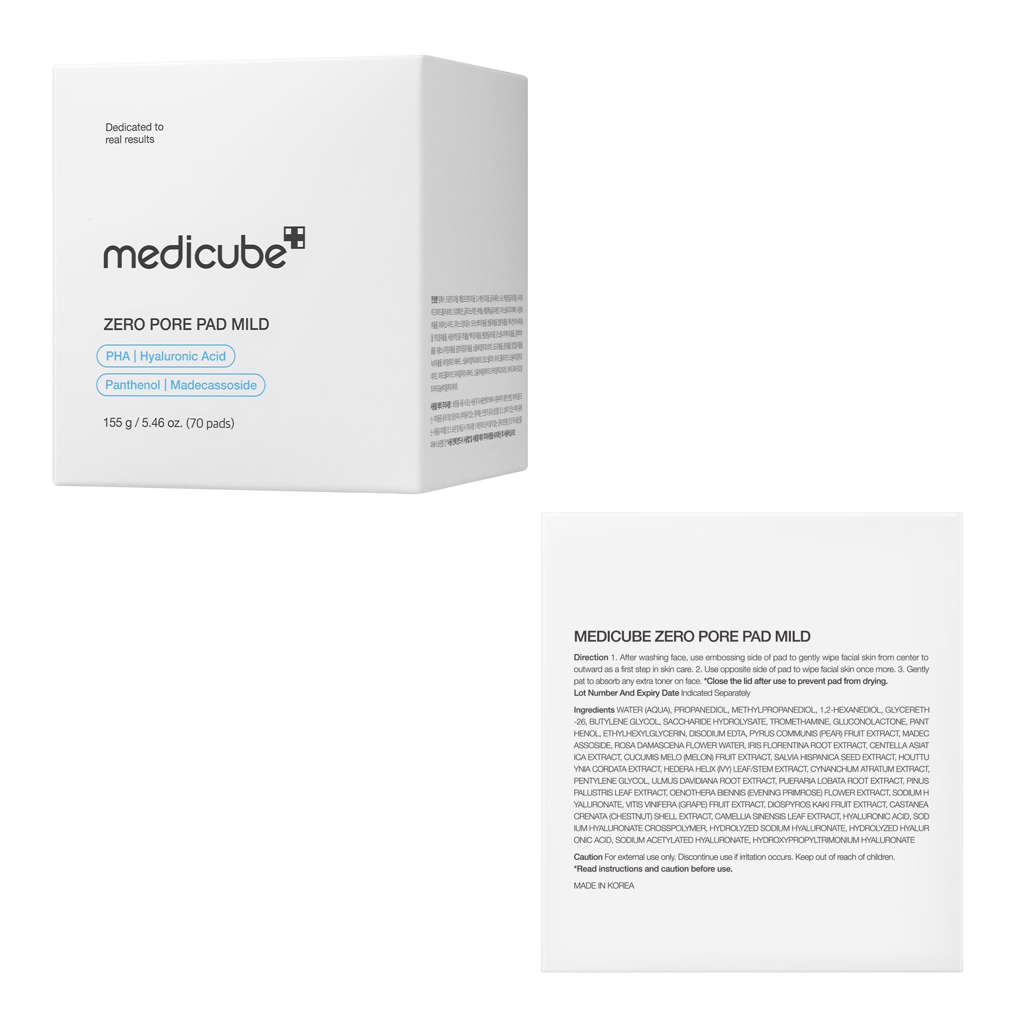 medicube Zero Pore Mild Pad 70 pads 🍁 All In One Marketplace Canada