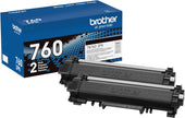 Brother TN760 Toner Cartridges - High Yield - Black - 2 Pack
