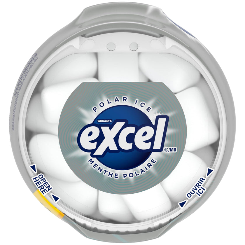 EXCEL, Polar Ice Flavoured Sugar Free Chewing Gum, 60 Pieces, 6 Bottles 🍁 All In One Marketplace Canada