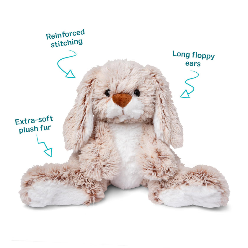 Melissa & Doug Burrow Bunny Stuffed Animal Plushie with Big Feet, Floppy Ears & Fluffy Tail, Adorable Pretend Play Toddler Toys for Girls & Boys 3+ 🍁 All In One Marketplace Canada