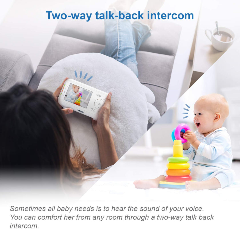 VTech VM3252-2 Digital Video Baby Monitor with 2.8