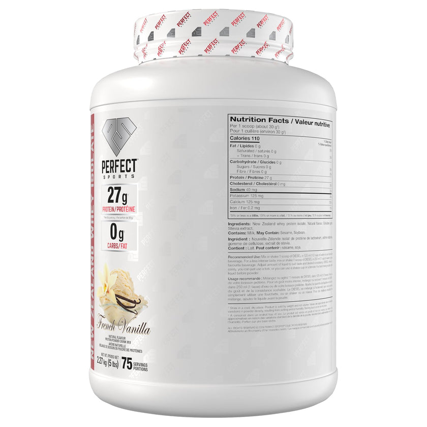 DIESEL 100% New Zealand Whey Isolate, Grass-Fed & Pasture Raised - French Vanilla 5lb 🍁 All In One Marketplace Canada