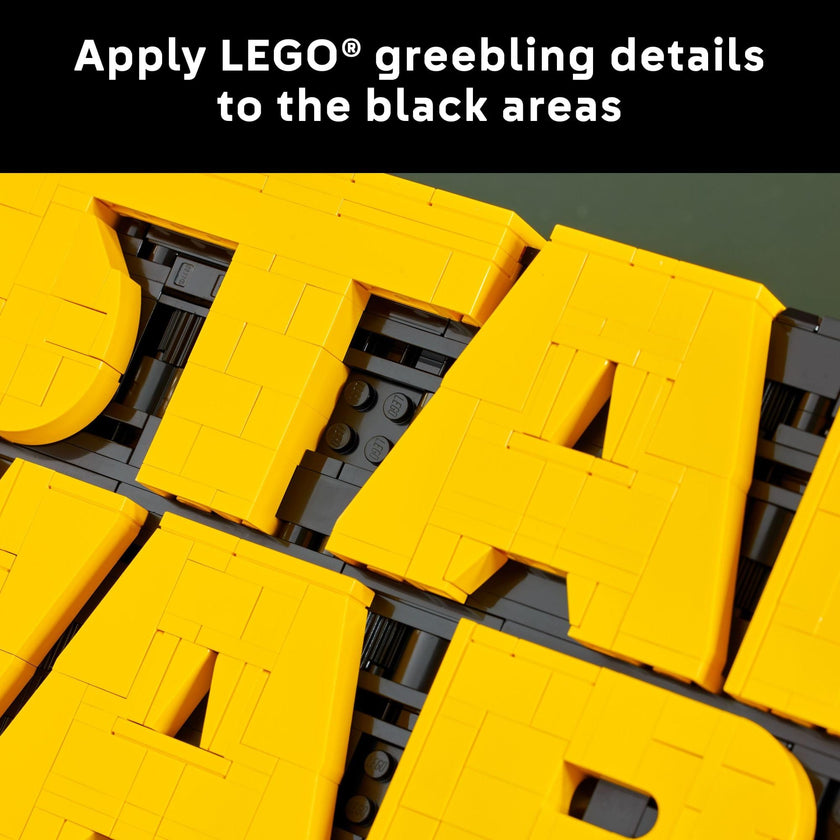 LEGO Star Wars Brick-Built Star Wars Logo - Building Blocks for Adults 18+ - Star Wars Gift Idea for Birthdays - Collectible DIY Model Kit - Home Decor Idea for Fans of The Movie Series - 75407 🍁 All In One Marketplace Canada