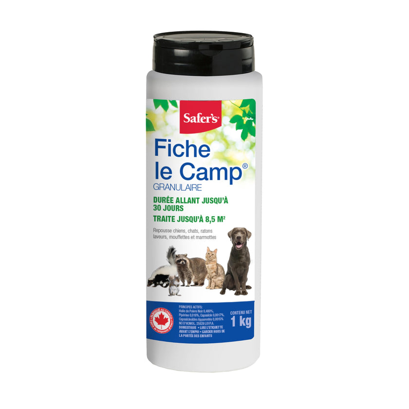 Safer’s Critter Ridder Animal Repellent Granules - 1 Kg Container, Organic Pest Control, Repels Squirrels, Raccoons, Dogs, Cats, Deterrent for Yard, Covers 120 Sq Ft, 30 Day Protection, 3142CAN 🍁 All In One Marketplace Canada