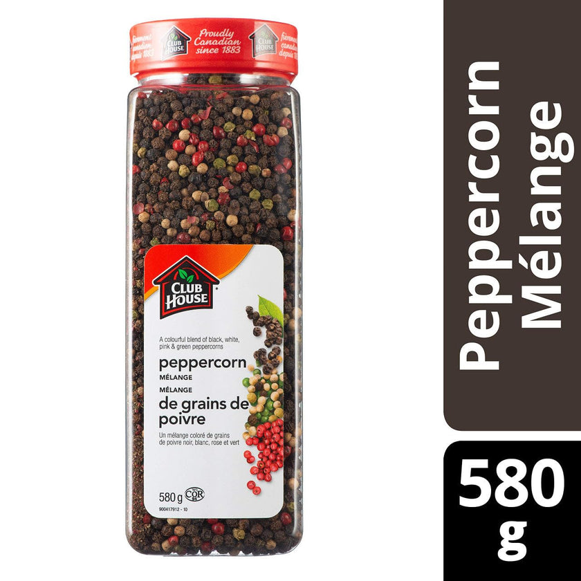 Club House Herbs & Spices, Peppercorn Mélange, 580 g 🍁 All In One Marketplace Canada