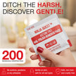 Nail Polish Remover Pads 100% Non Acetone - 200 Pack of Individually Wrapped Bulk Set Gel Nail Polish Remover Wipes - Fingernail Travel Kit to Clear Nail Polish for Home & Professional Removal 🍁 All In One Marketplace Canada