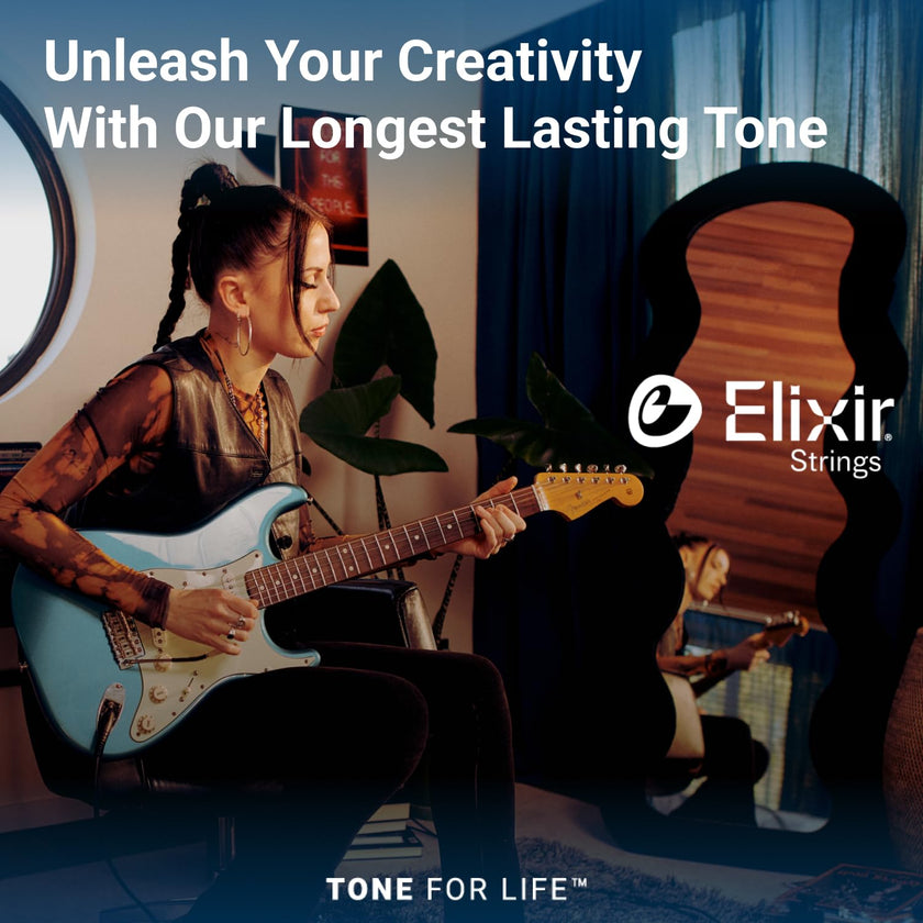 Elixir Strings, Electric Guitar Strings, Nickel Plated Steel with NANOWEB Technology, Longest-Lasting Bright Tone with Comfortable Feel, 4 Pack, Light 10-46 🍁 All In One Marketplace Canada