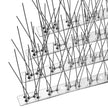 OFFO Bird Spikes with Stainless Steel Base, Durable Bird Repellent Spikes Arrow Pigeon Spikes Fence Kit for Deterring Small Bird, Crows and Woodpeckers, Covers 3.4 Feet(1.04m) 🍁 All In One Marketplace Canada
