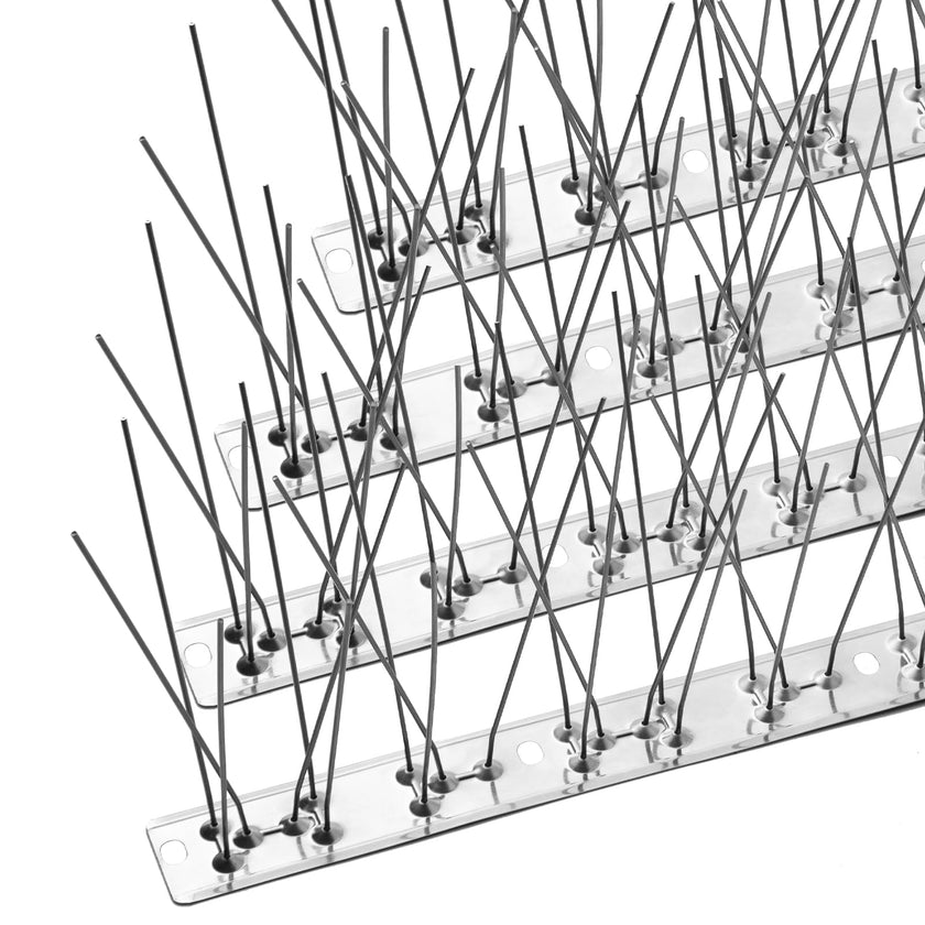 OFFO Bird Spikes with Stainless Steel Base, Durable Bird Repellent Spikes Arrow Pigeon Spikes Fence Kit for Deterring Small Bird, Crows and Woodpeckers, Covers 3.4 Feet(1.04m) 🍁 All In One Marketplace Canada
