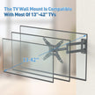 Full Motion Articulating TV Wall Mount Bracket with Swivel Tilt Extension & Rotation, Adjustable Arms for 13-42 Inch Flat/Curved LED LCD TVs & Monitors, Max 44lbs VESA 200x200mm 🍁 All In One Marketplace Canada