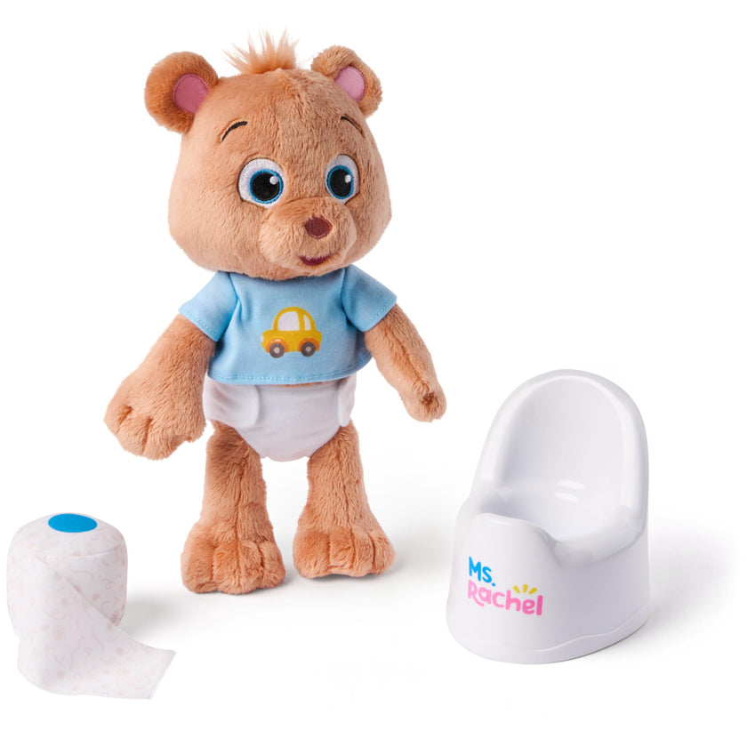 Ms. Rachel Potty Time with Bean, 11” Plush Teddy Bear with Play Toilet & Accessories, Toddler Toys for Girls & Boys for Ages 18 Months to 3+ 🍁 All In One Marketplace Canada